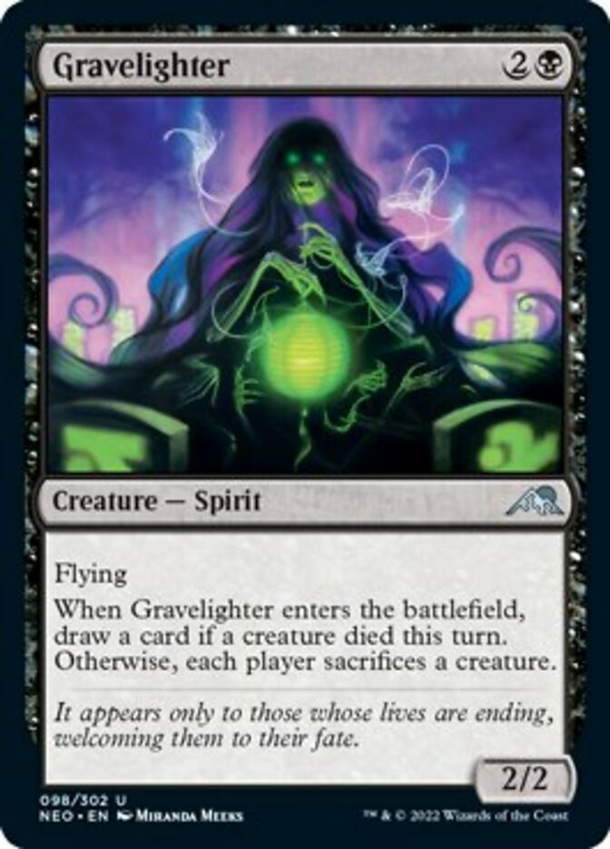 Gravelighter [Kamigawa: Neon Dynasty] | Cards and Coasters CA