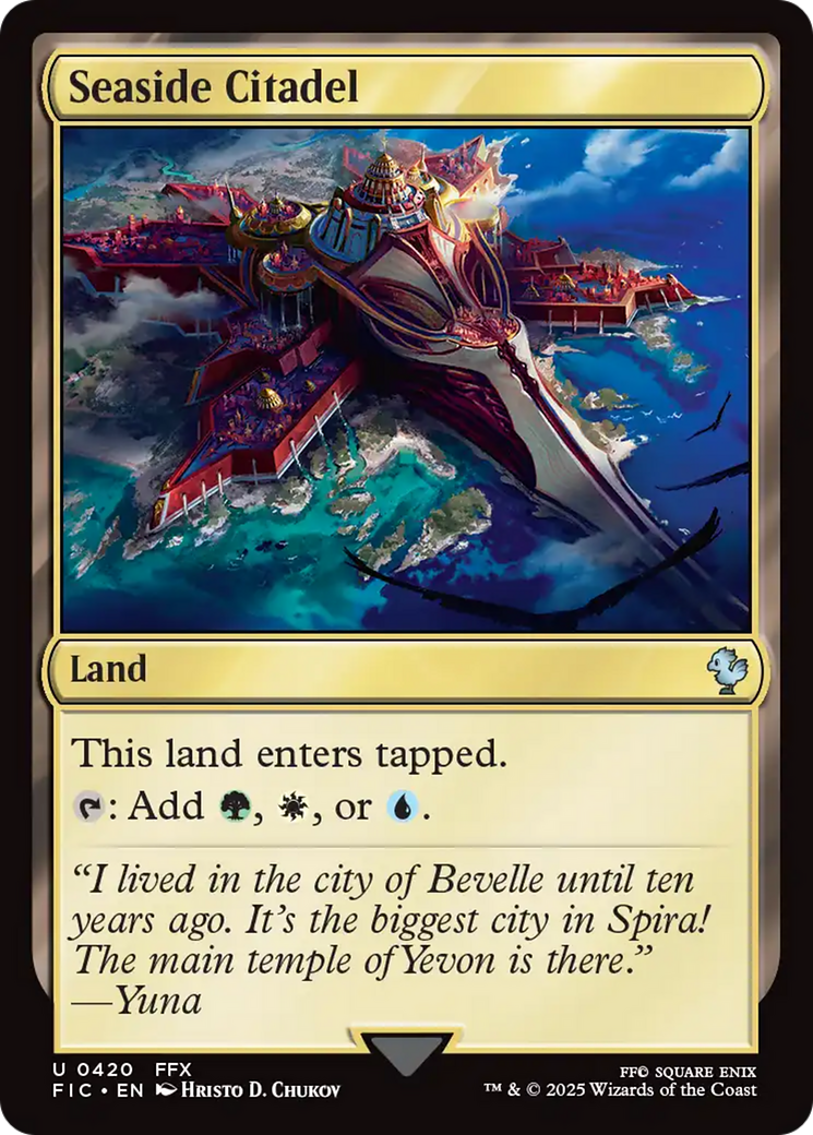 Seaside Citadel [FINAL FANTASY Commander] | Cards and Coasters CA