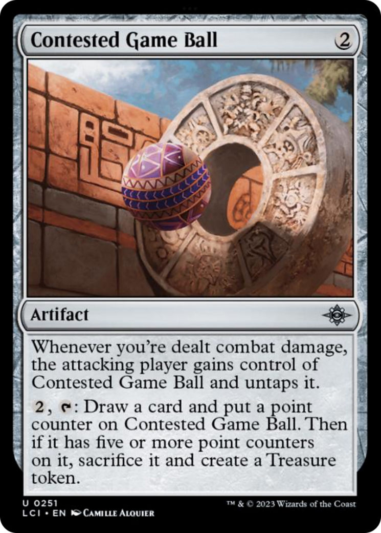 Contested Game Ball [The Lost Caverns of Ixalan] | Cards and Coasters CA