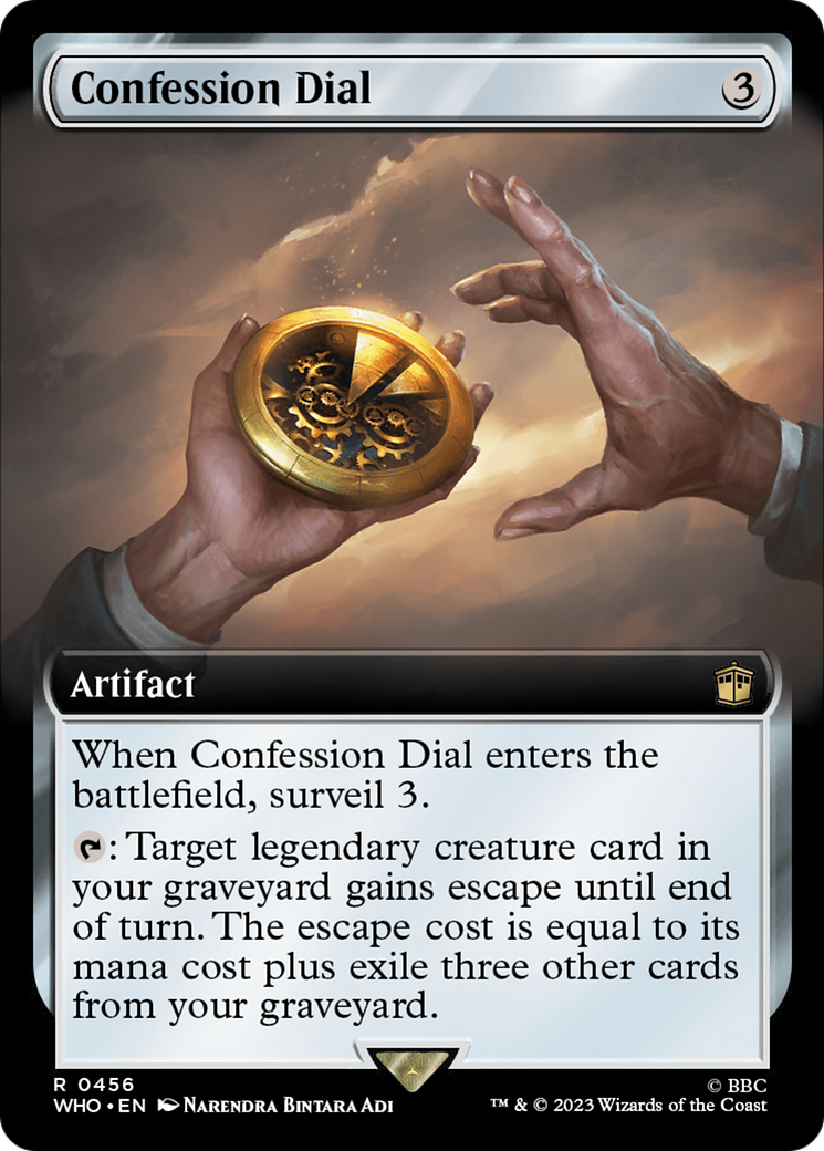 Confession Dial (Extended Art) [Doctor Who] | Cards and Coasters CA