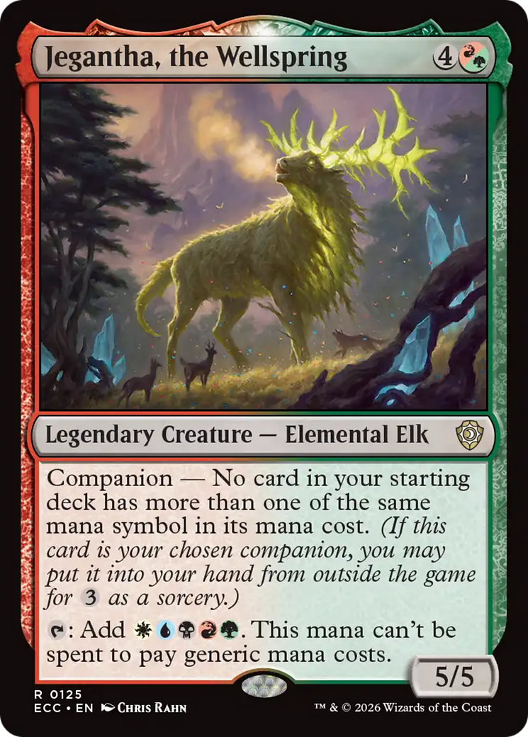 Jegantha, the Wellspring [Lorwyn Eclipsed Commander] | Cards and Coasters CA