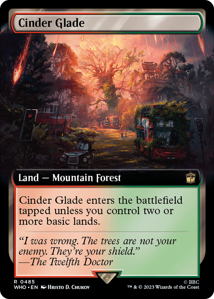 Cinder Glade (Extended Art) [Doctor Who] | Cards and Coasters CA