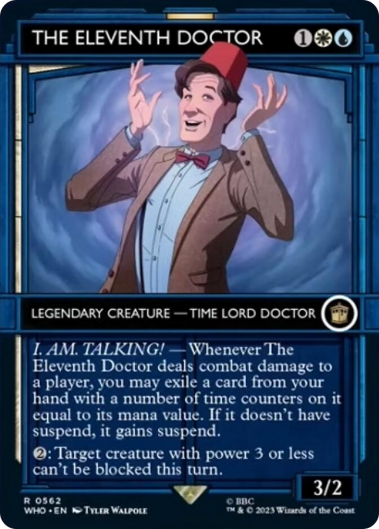 The Eleventh Doctor (Showcase) [Doctor Who] | Cards and Coasters CA