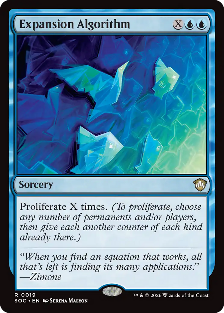 Expansion Algorithm [Secrets of Strixhaven Commander] | Cards and Coasters CA