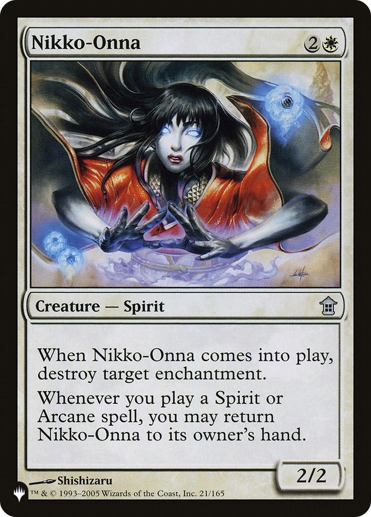 Nikko-Onna [The List Reprints] | Cards and Coasters CA