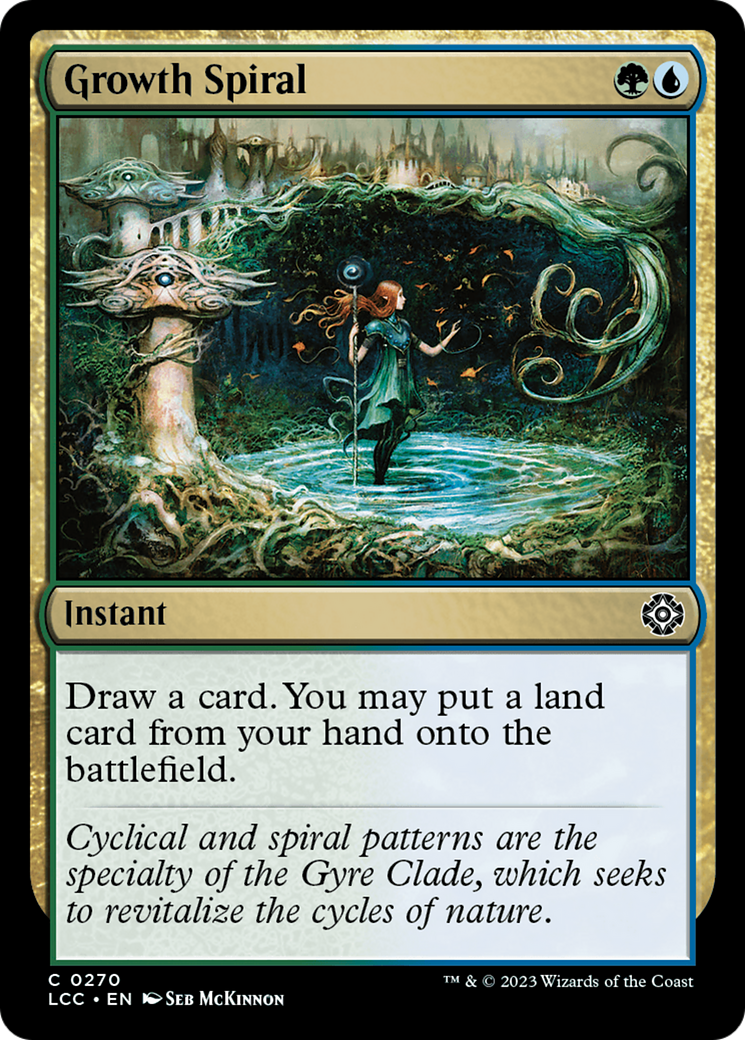 Growth Spiral [The Lost Caverns of Ixalan Commander] | Cards and Coasters CA