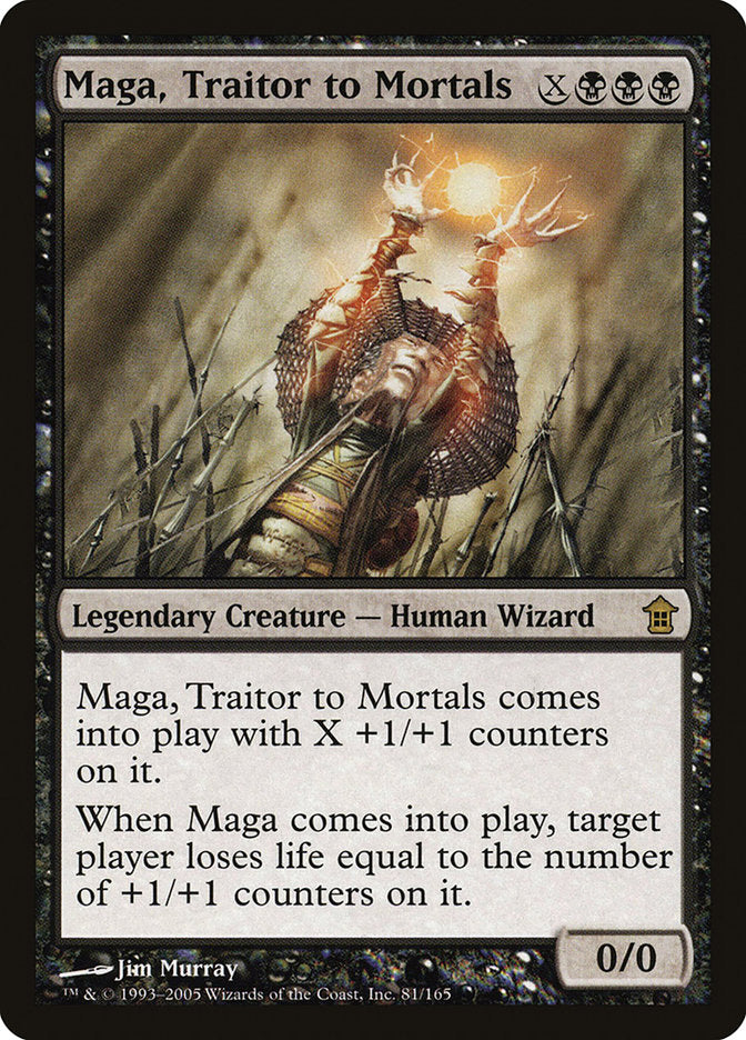 Maga, Traitor to Mortals [Saviors of Kamigawa] | Cards and Coasters CA