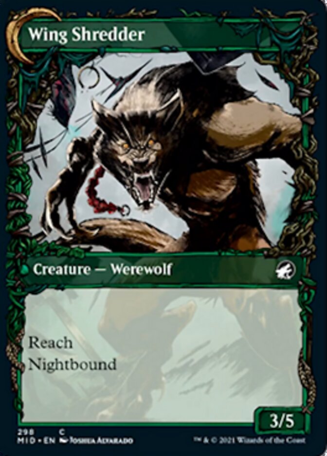 Bird Admirer // Wing Shredder (Showcase Equinox) [Innistrad: Midnight Hunt] | Cards and Coasters CA