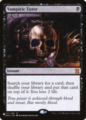 Vampiric Tutor [The List] | Cards and Coasters CA