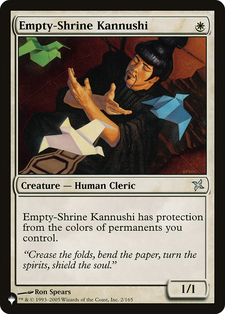 Empty-Shrine Kannushi [The List Reprints] | Cards and Coasters CA