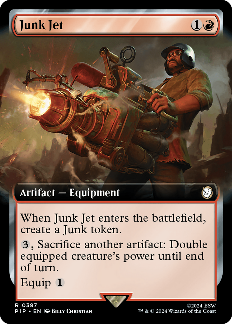 Junk Jet (Extended Art) [Fallout] | Cards and Coasters CA