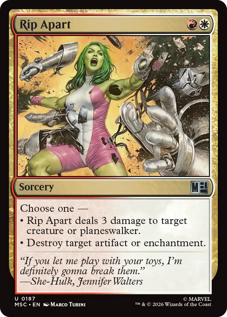 Rip Apart [Marvel Super Heroes Commander] | Cards and Coasters CA