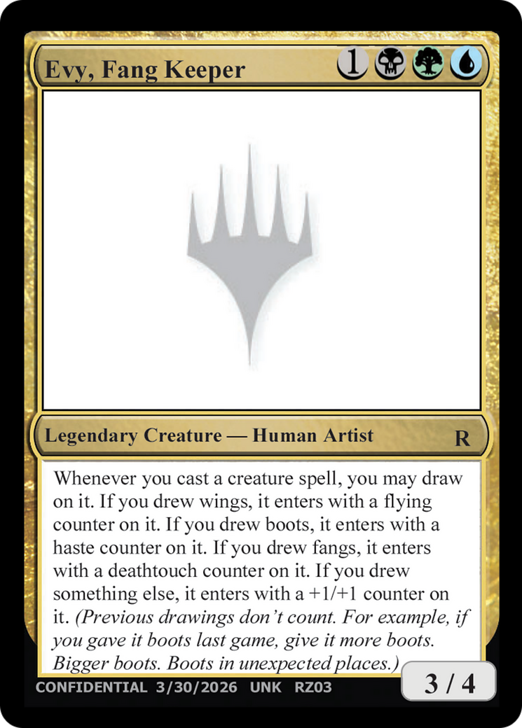 Evy, Fang Keeper [Unknown Event] | Cards and Coasters CA