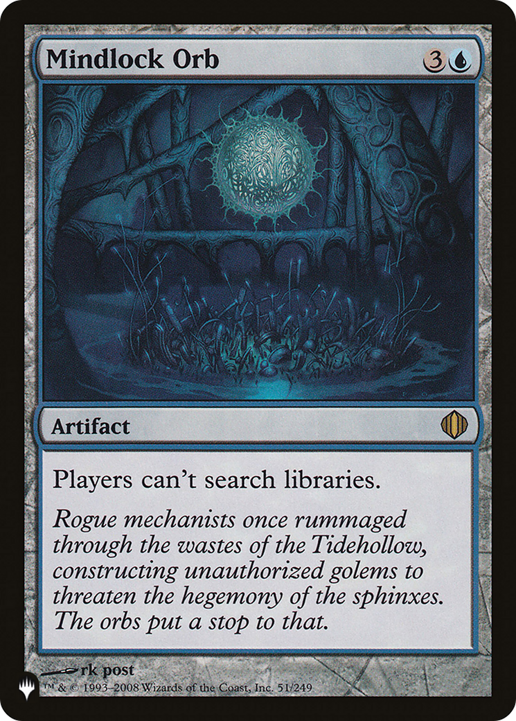 Mindlock Orb [The List] | Cards and Coasters CA