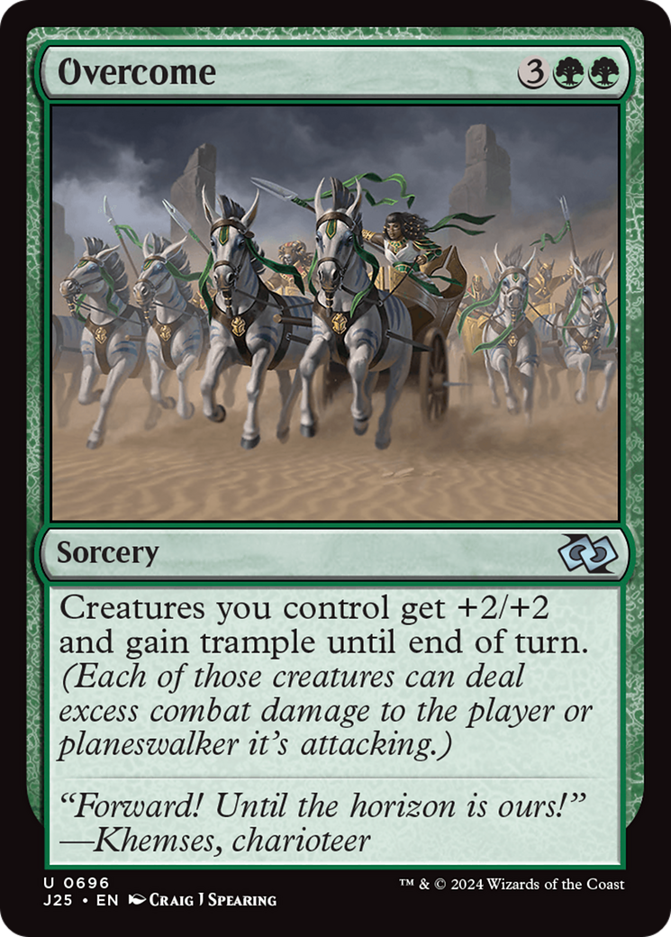 Overcome [Foundations Jumpstart] | Cards and Coasters CA