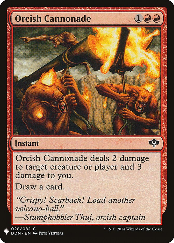 Orcish Cannonade [Mystery Booster] | Cards and Coasters CA