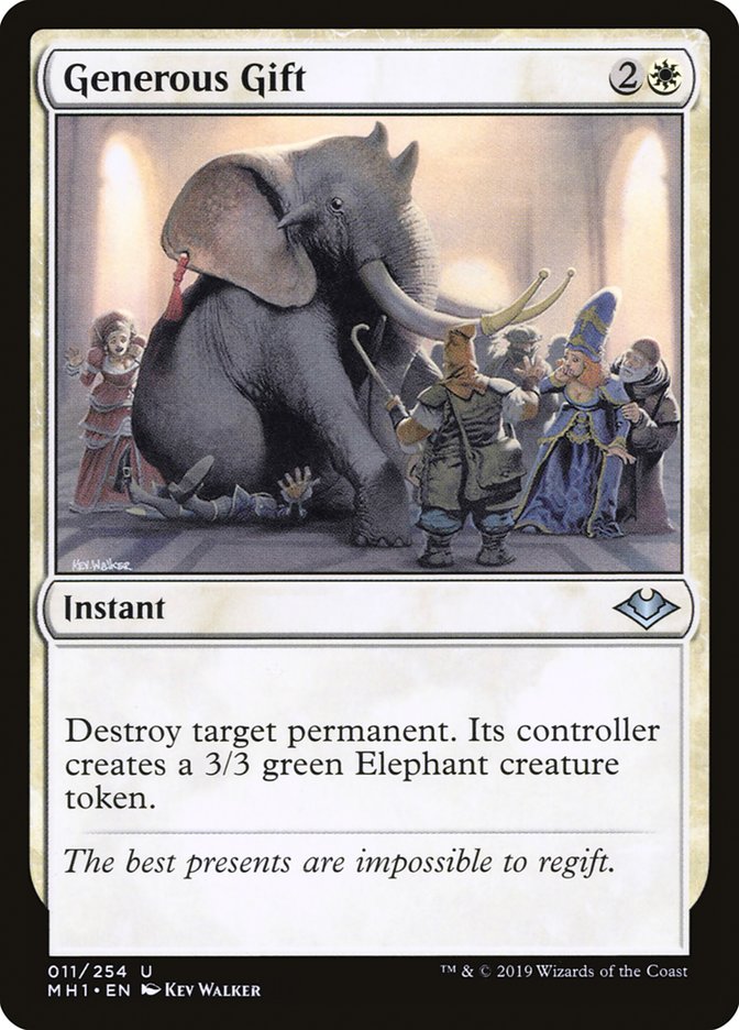 Generous Gift [Modern Horizons] | Cards and Coasters CA