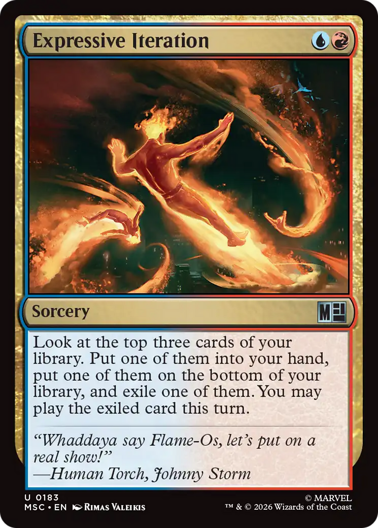 Expressive Iteration [Marvel Super Heroes Commander] | Cards and Coasters CA
