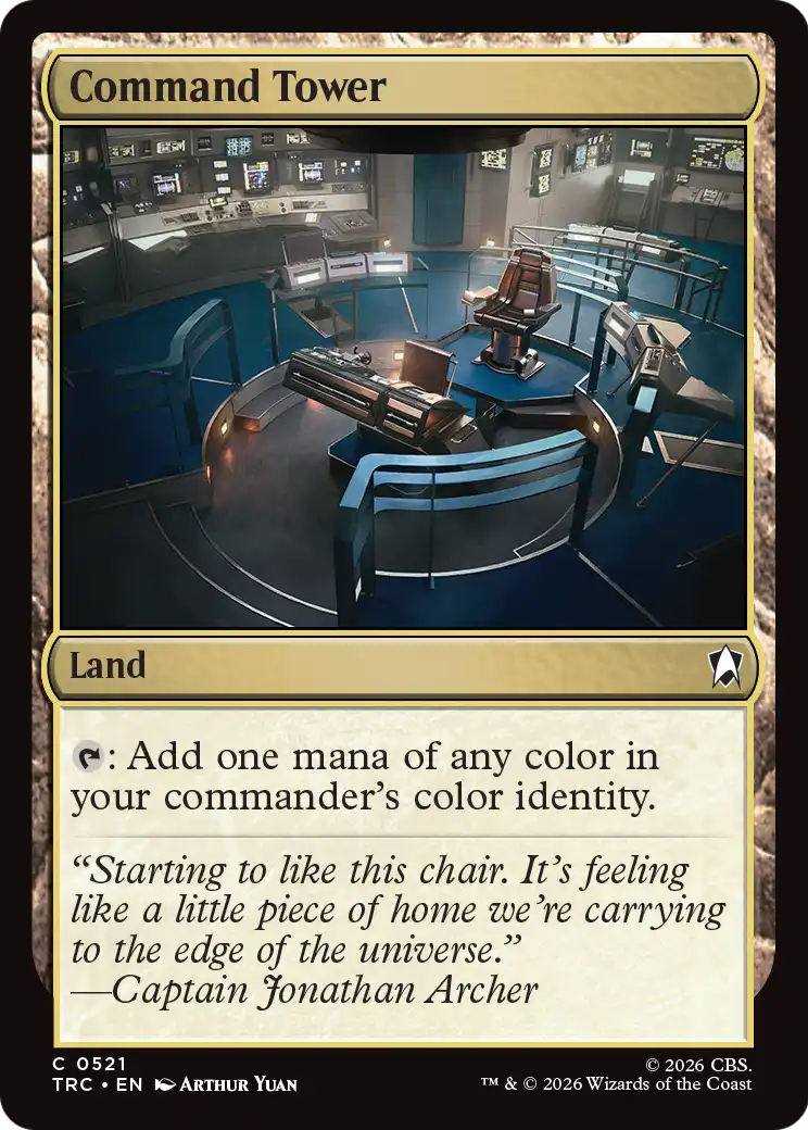 Command Tower [Star Trek Commander] | Cards and Coasters CA