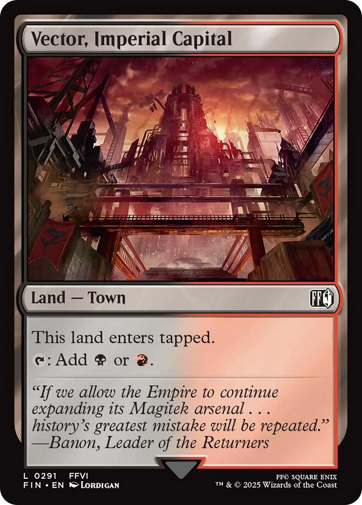 Vector, Imperial Capital [FINAL FANTASY] | Cards and Coasters CA