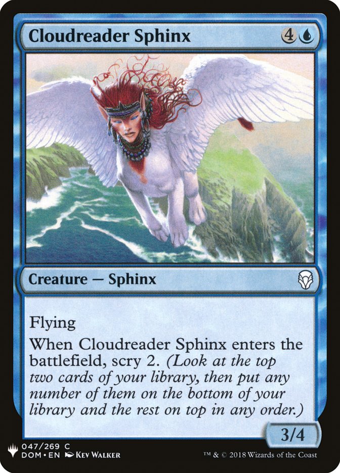 Cloudreader Sphinx [Mystery Booster] | Cards and Coasters CA