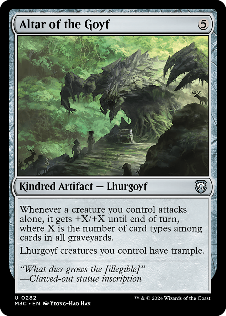 Altar of the Goyf [Modern Horizons 3 Commander] | Cards and Coasters CA