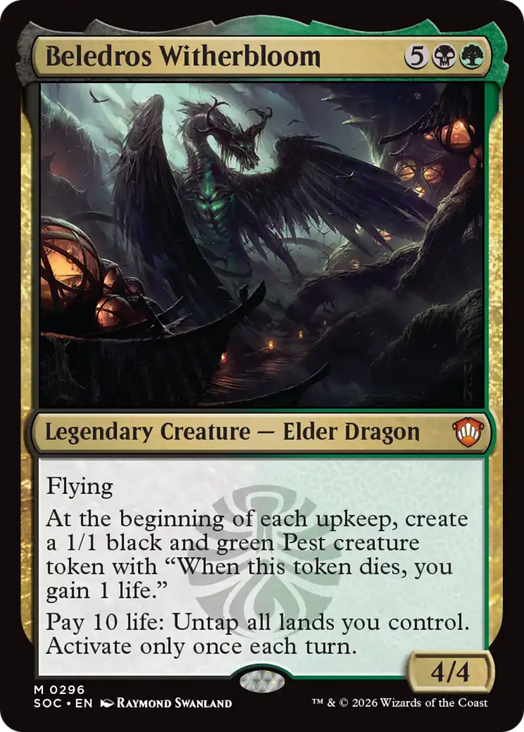 Beledros Witherbloom [Secrets of Strixhaven Commander] | Cards and Coasters CA