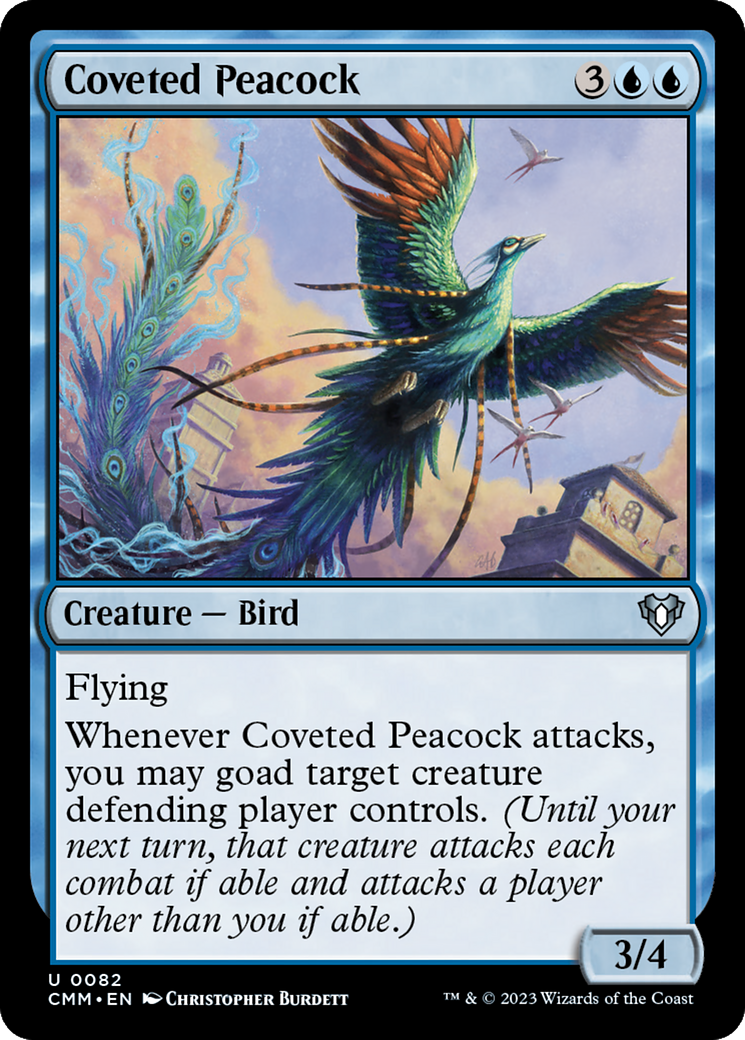 Coveted Peacock [Commander Masters] | Cards and Coasters CA
