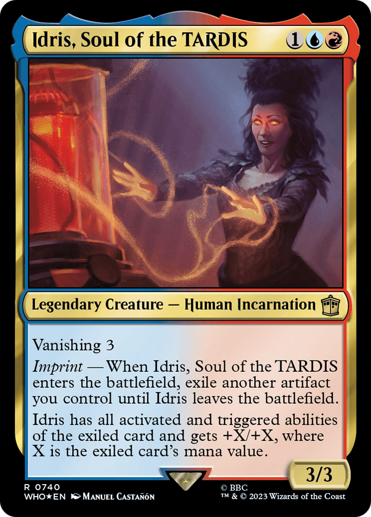 Idris, Soulu of the TARDIS (Surge Foil) [Doctor Who] | Cards and Coasters CA