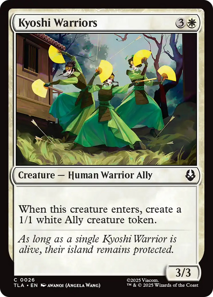 Kyoshi Warriors [Avatar: The Last Airbender] | Cards and Coasters CA