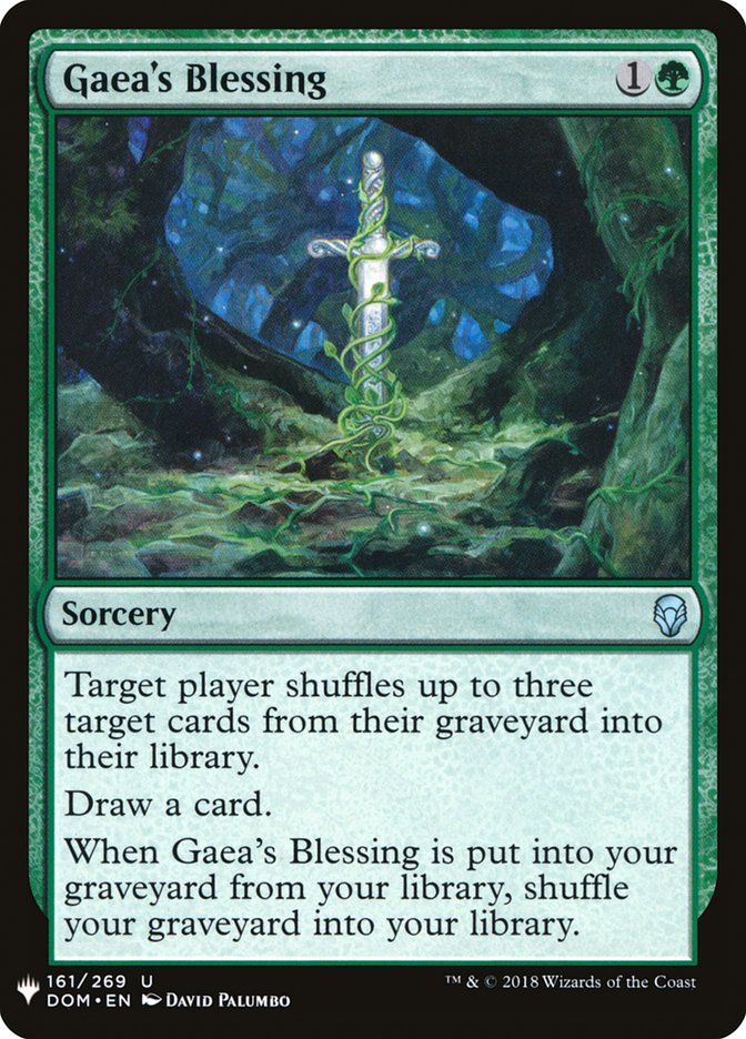 Gaea's Blessing [Mystery Booster] | Cards and Coasters CA