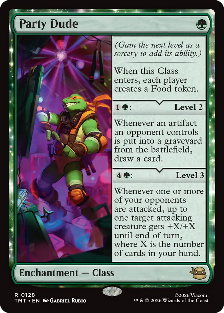 Party Dude [Teenage Mutant Ninja Turtles] | Cards and Coasters CA