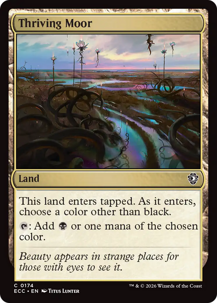 Thriving Moor [Lorwyn Eclipsed Commander] | Cards and Coasters CA
