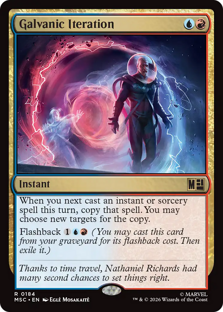 Galvanic Iteration (Surge Foil) [Marvel Super Heroes Commander] | Cards and Coasters CA