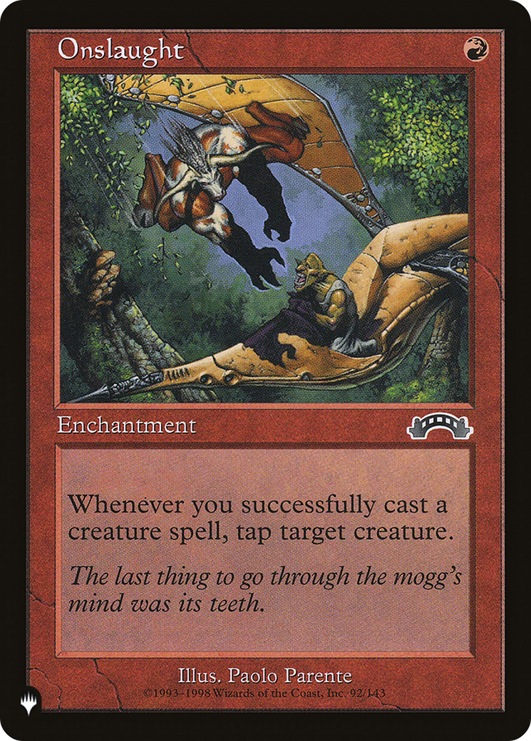 Onslaught [The List] | Cards and Coasters CA