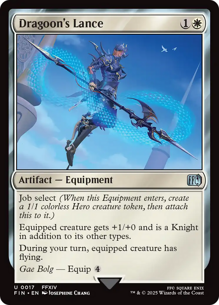 Dragoon's Lance [FINAL FANTASY] | Cards and Coasters CA