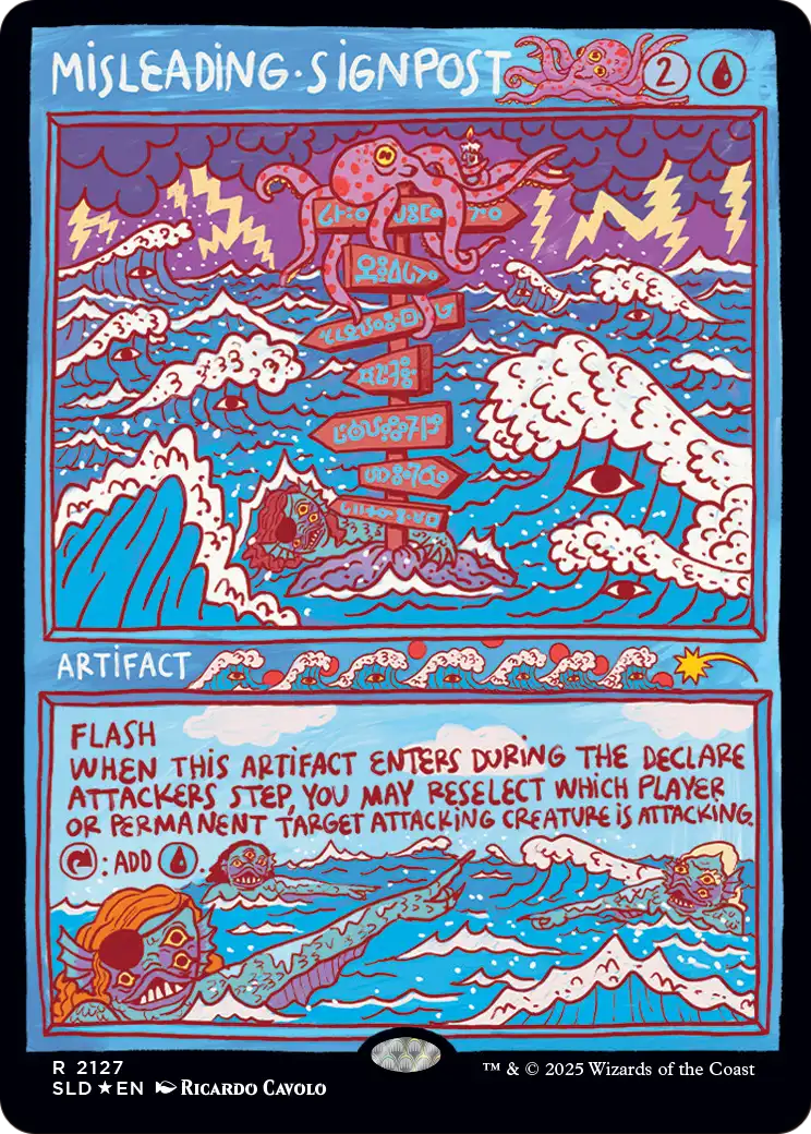 Misleading Signpost [Secret Lair Drop Series] | Cards and Coasters CA
