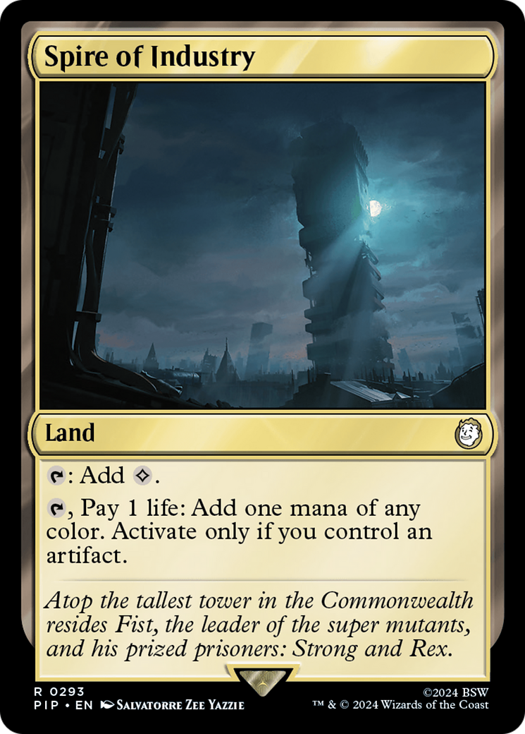 Spire of Industry [Fallout] | Cards and Coasters CA