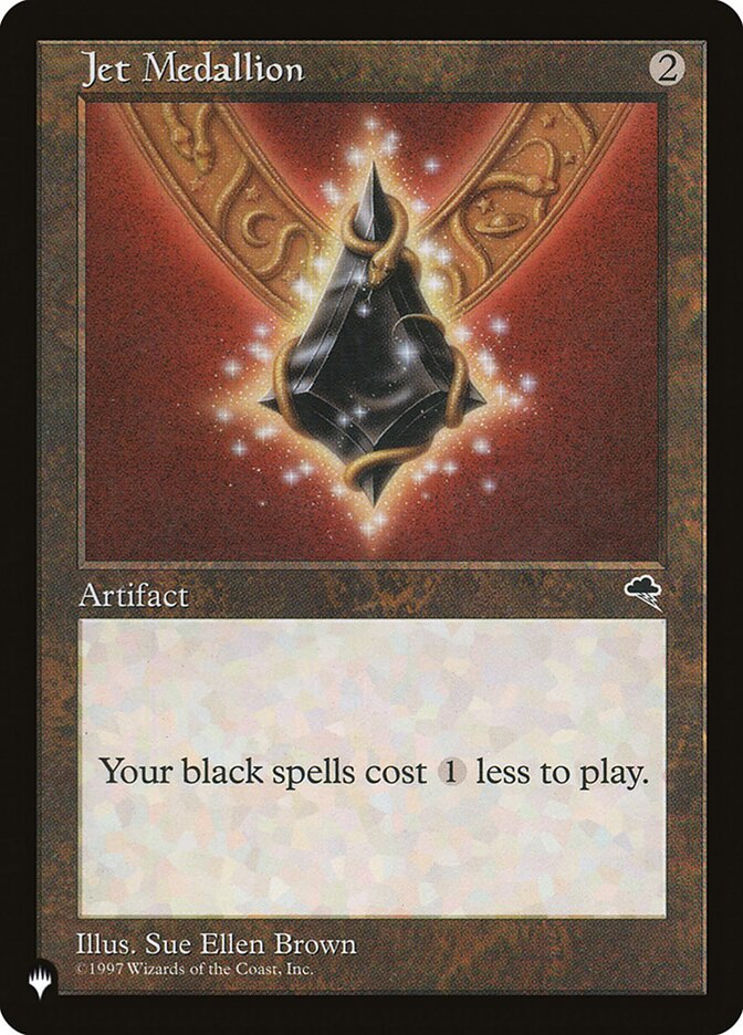 Jet Medallion [The List] | Cards and Coasters CA