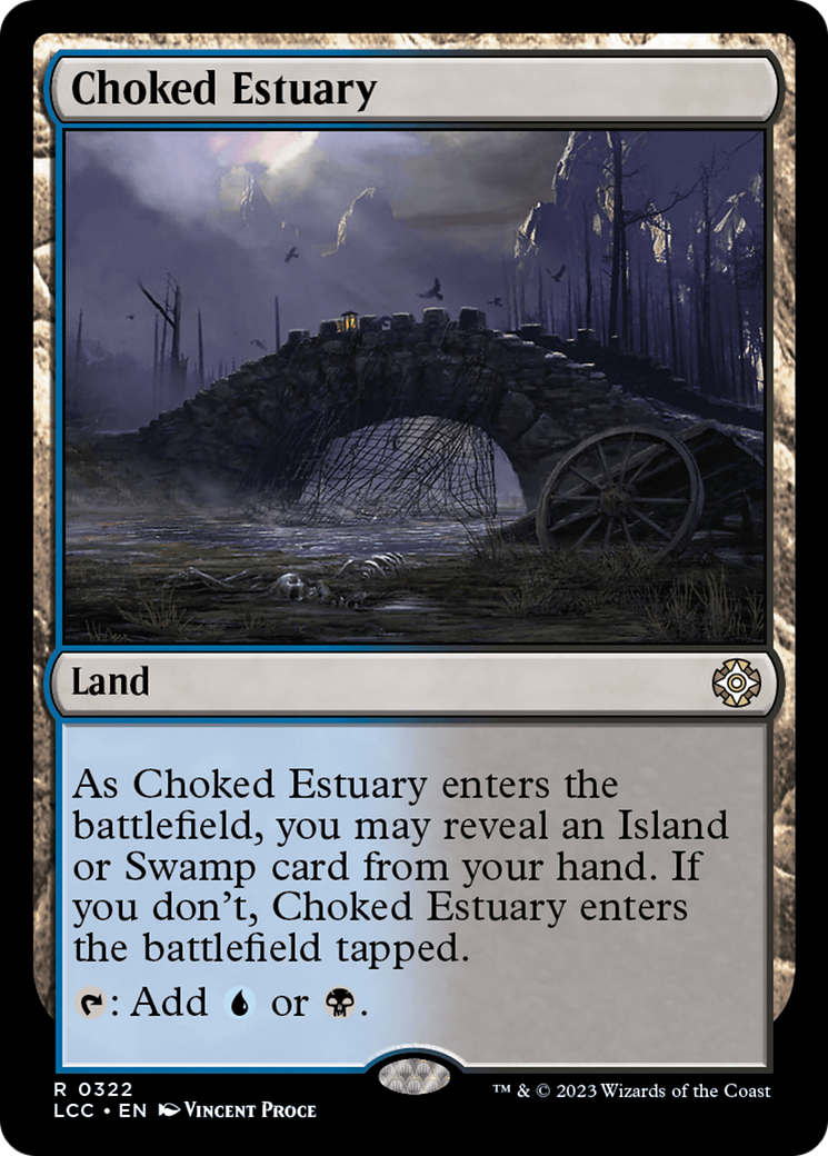 Choked Estuary [The Lost Caverns of Ixalan Commander] | Cards and Coasters CA