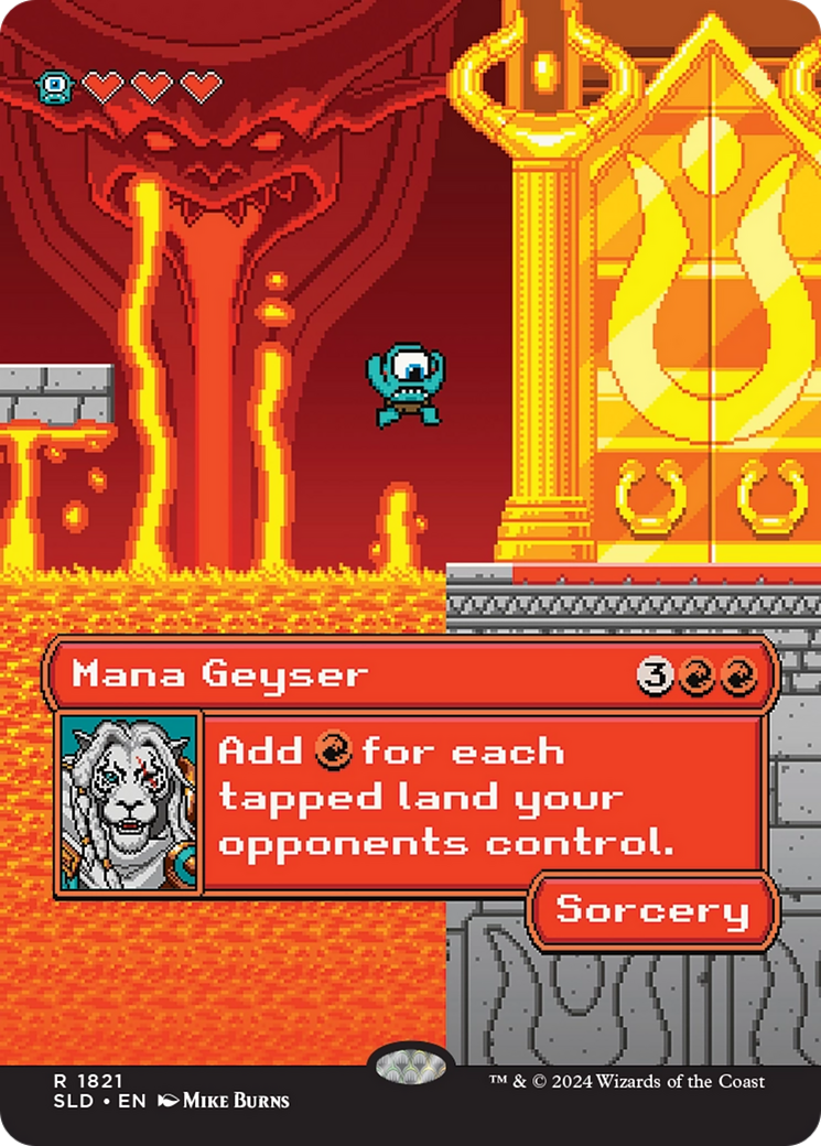 Mana Geyser (Rainbow Foil) [Secret Lair Drop Series] | Cards and Coasters CA