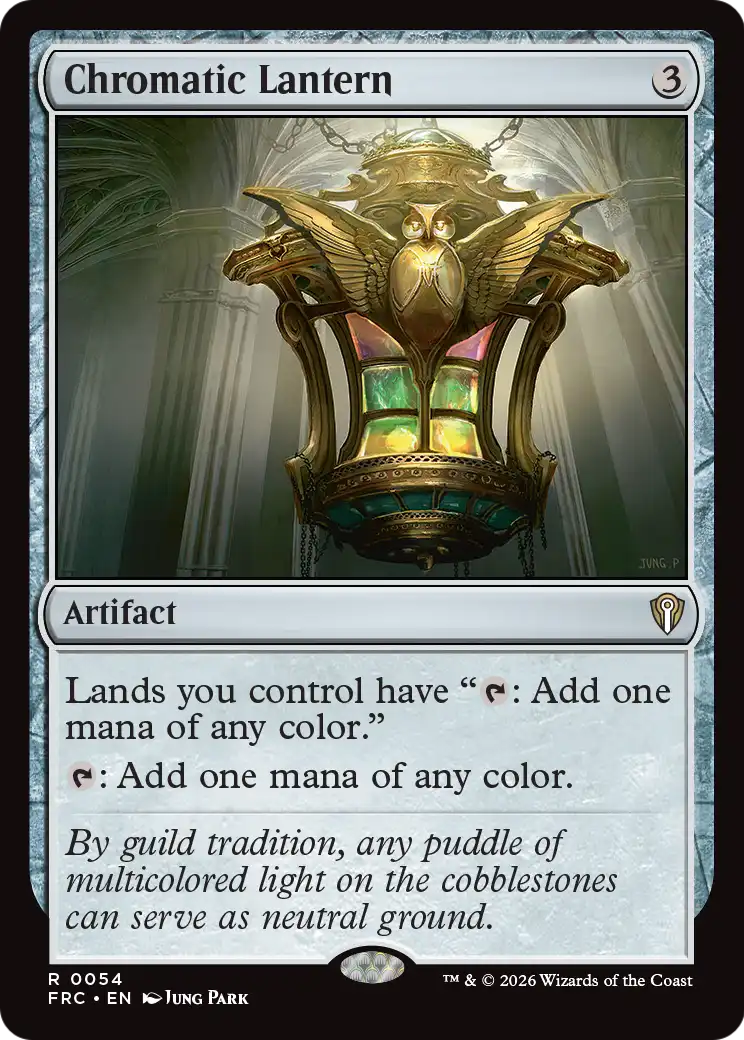 Chromatic Lantern [Reality Fracture Commander] | Cards and Coasters CA