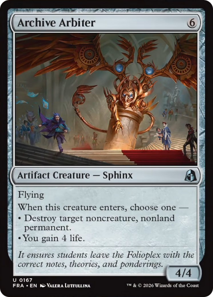 Archive Arbiter [Reality Fracture] | Cards and Coasters CA
