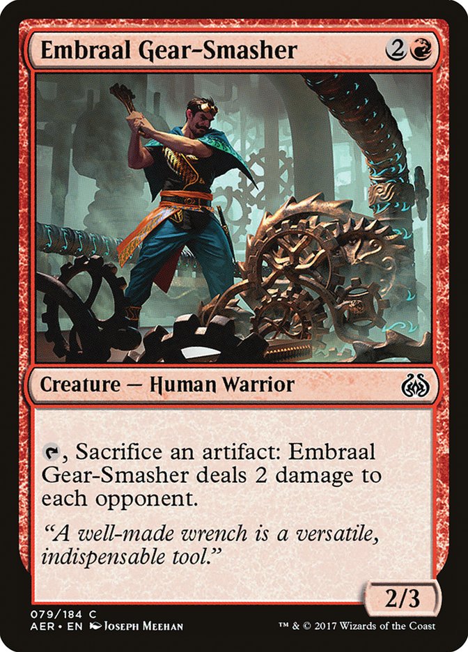Embraal Gear-Smasher [Aether Revolt] | Cards and Coasters CA