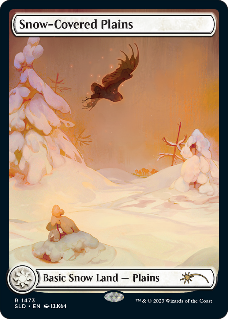 Snow-Covered Plains (1473) (Rainbow Foil) [Secret Lair Drop Series] | Cards and Coasters CA