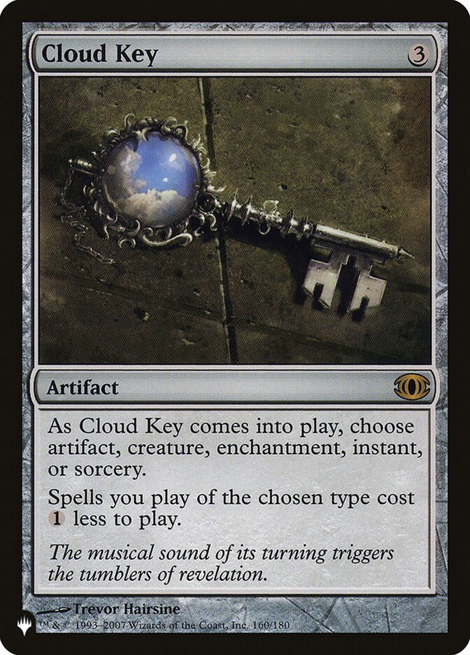 Cloud Key [The List] | Cards and Coasters CA