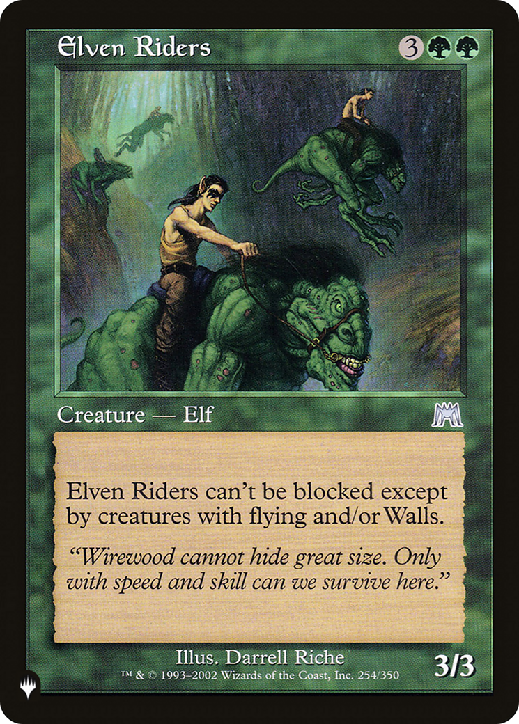 Elven Riders [The List] | Cards and Coasters CA