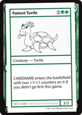 Patient Turtle (2021 Edition) [Mystery Booster Playtest Cards] | Cards and Coasters CA