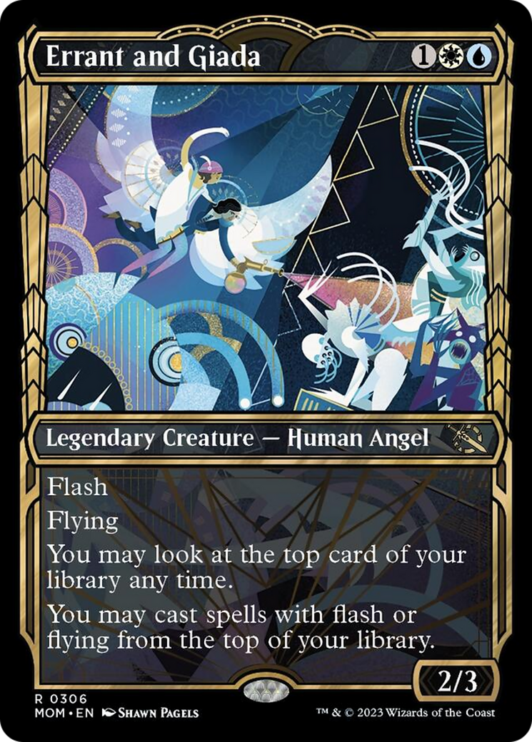 Errant and Giada (Showcase Planar Booster Fun) [March of the Machine] | Cards and Coasters CA
