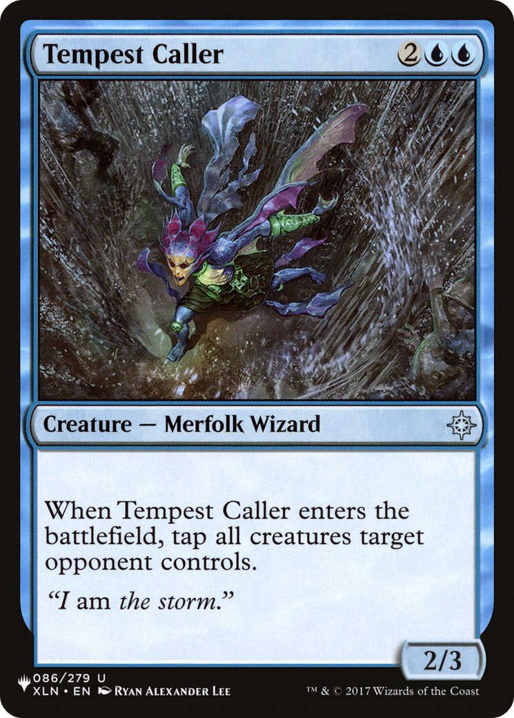 Tempest Caller [The List Reprints] | Cards and Coasters CA